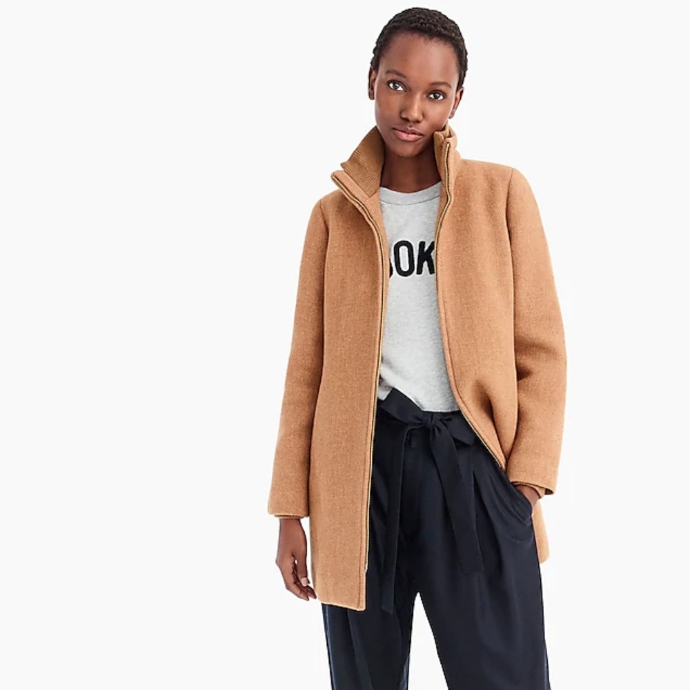 J. Crew Lodge coat in Italian stadium-cloth wool
